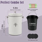 AOSION Countertop Compost Bin Kitchen,Odorless Indoor Compost Bin