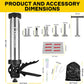 Artcorner Professional Jerky Gun for Ground Meat | 2.0LB Capacity Jerky Maker Kit with 5 Attachments