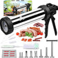 Artcorner Professional Jerky Gun for Ground Meat | 2.0LB Capacity Jerky Maker Kit with 5 Attachments